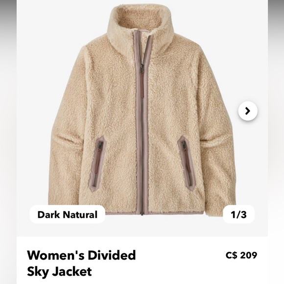 Patagonia large jacket women’s divided sky jacket - Picture 2 of 10